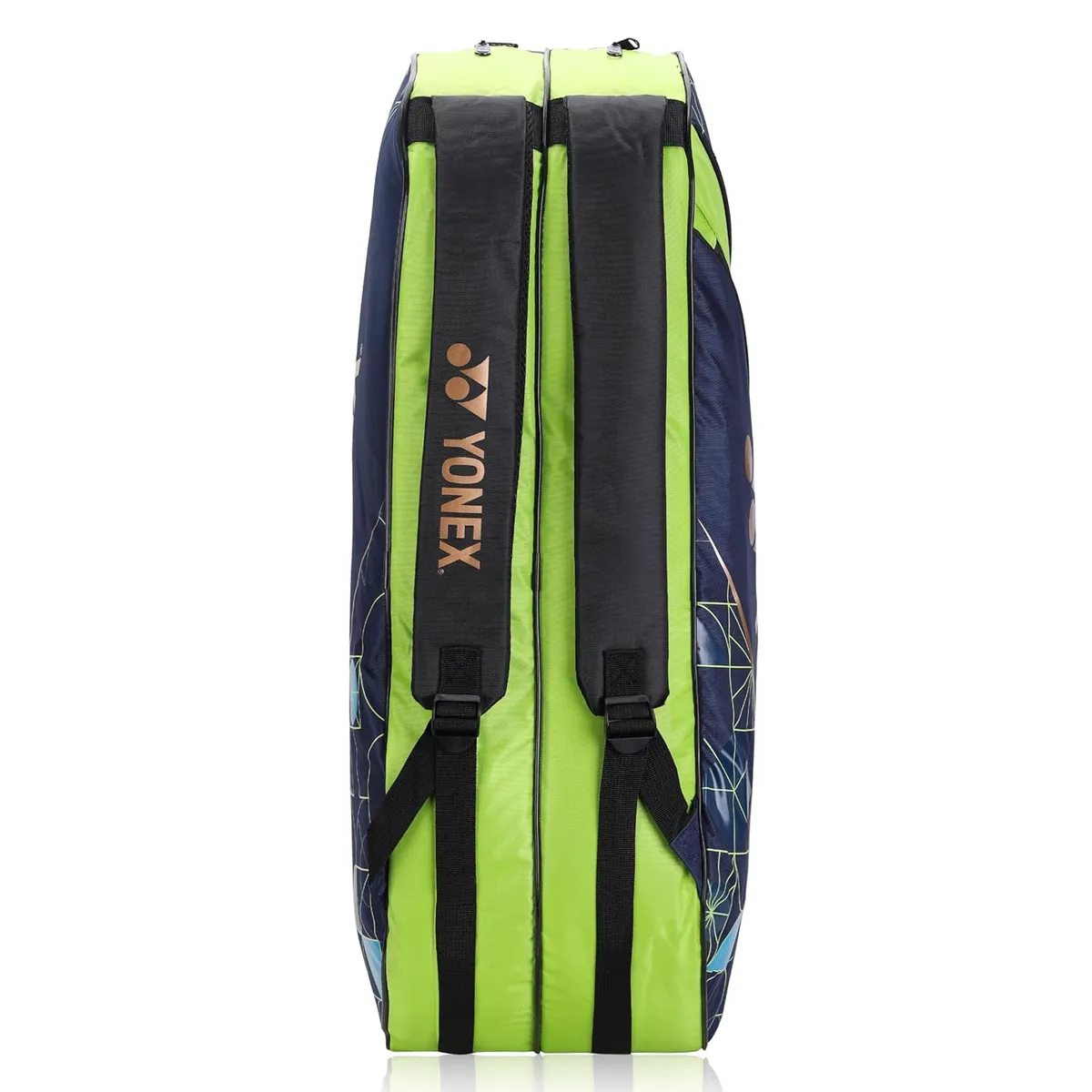 Yonex ACE2 BT6 Badminton Racquet Bag Thermal Lined 6 Racket Anti-Theft Bellwhether Blue