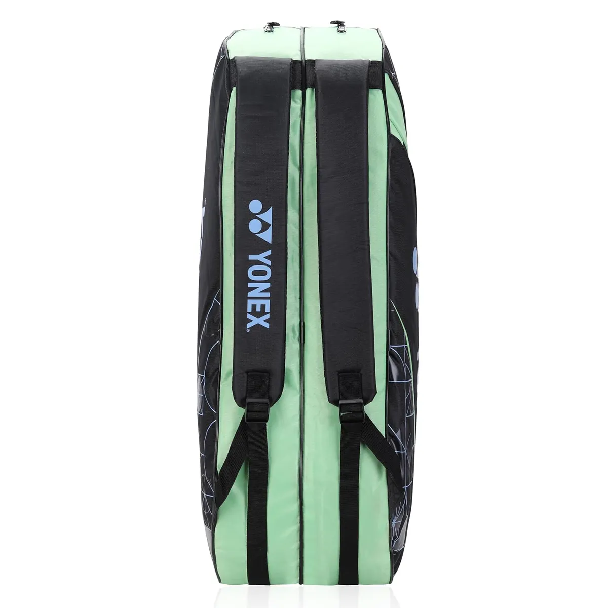 Yonex ACE2 BT6 Badminton Racquet Bag Thermal Lined 6 Racket Anti-Theft Jet Black