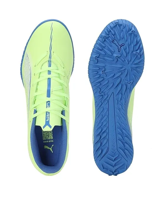 PUMA Ultra 5 Play TT Football Boots 107905_03 Fizzy Apple/PUMA White/Bluemazing UK Size 9