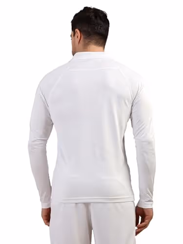 Total 5003 Full Sleeve White Cricket T-Shirt Size 42