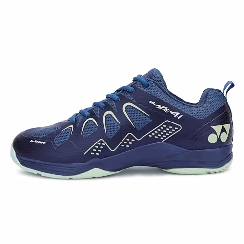 Yonex Blaze 4i Badminton Shoes Elegant Cyan Lime Size 5