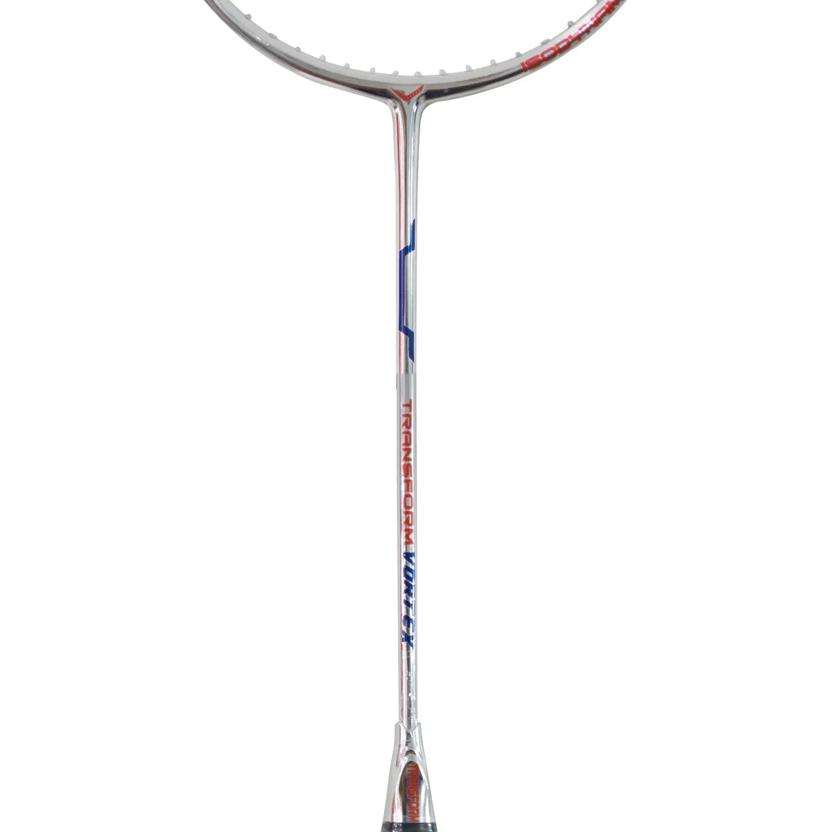 Transform Vortex Badminton Racquet Head Heavy Silver Red