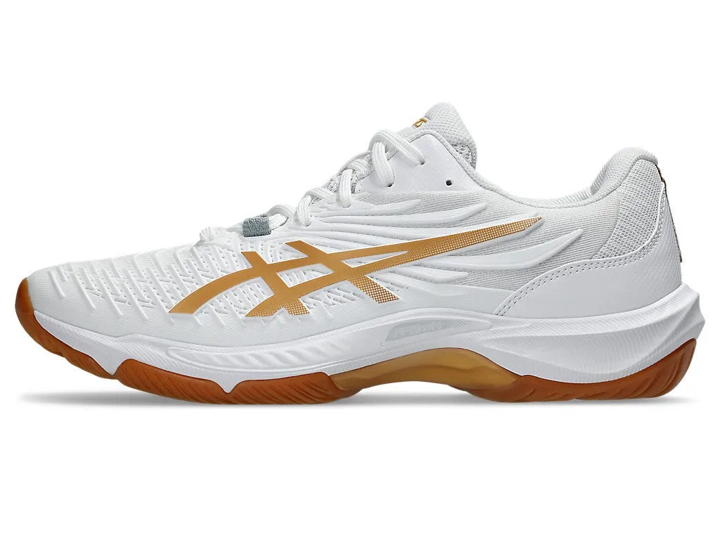 ASICS Court Control FF4 Badminton Shoes White/Pure Silver UK 8
