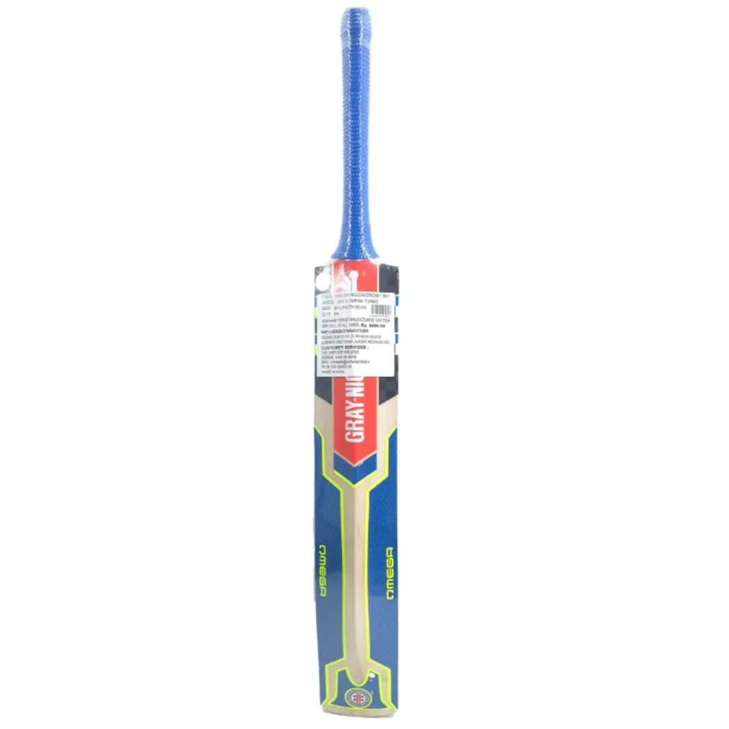 Gray-Nicolls Omega Turbo GN1.5 English Willow Cricket Bat Short Handle