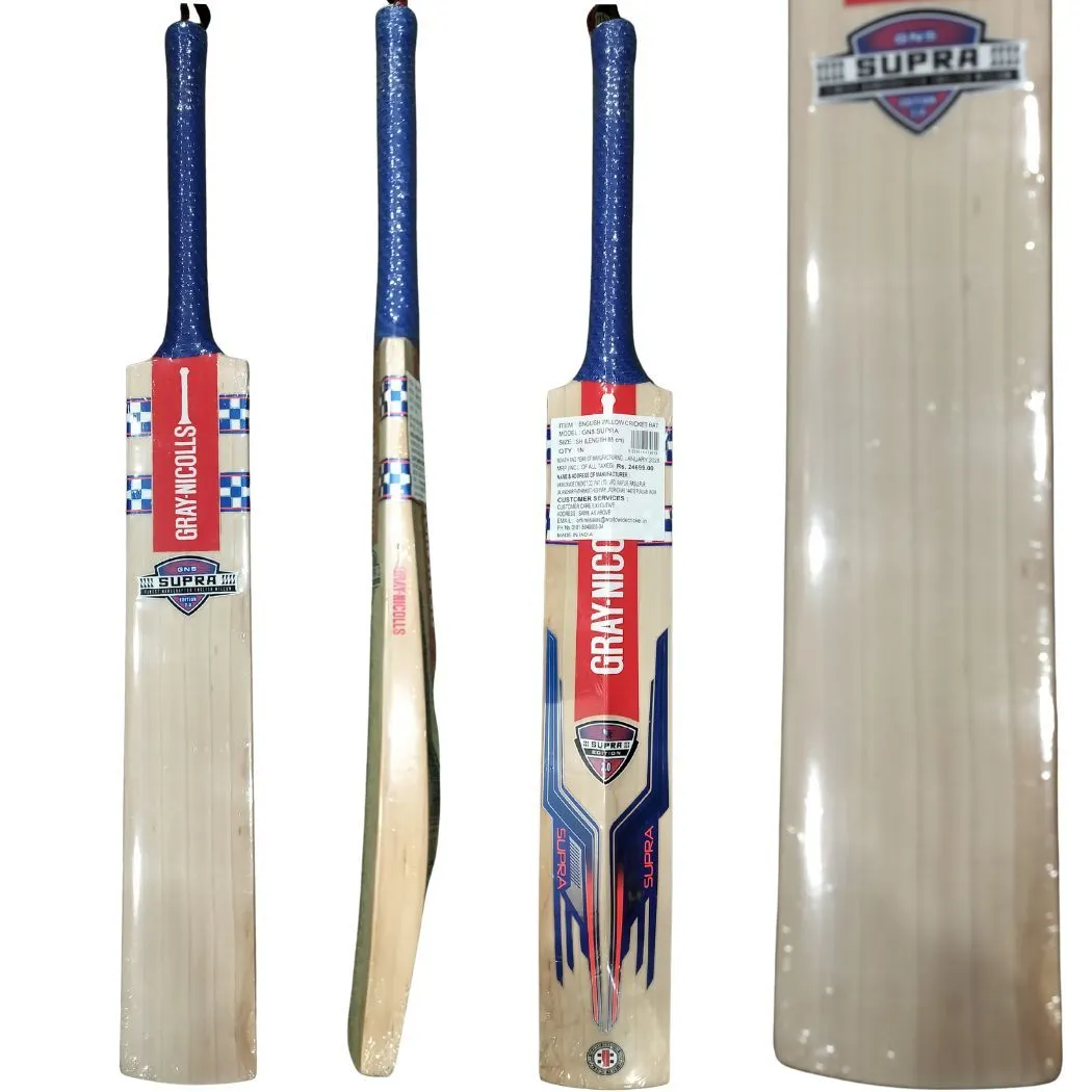 Gray-Nicolls Supra GN5 English Willow Cricket Bat Short Handle