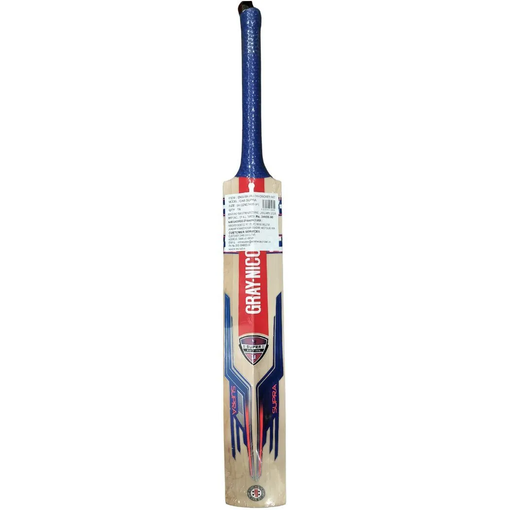 Gray-Nicolls Supra GN5 English Willow Cricket Bat Short Handle