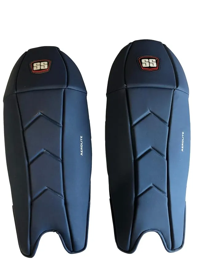 SS Aerolite Cricket Wicket Keeper Pads White Youth