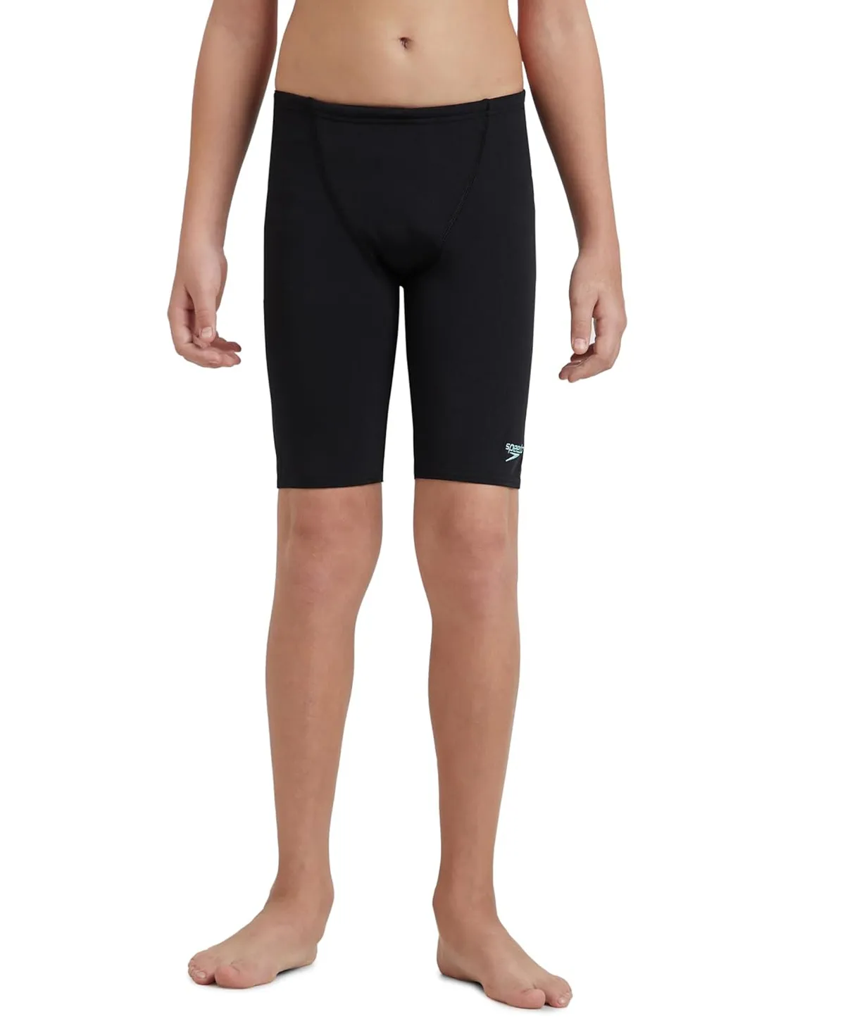 Speedo Boys Endurance Plus Essential V-Cut Jammer Black Arctic Glass Size 30