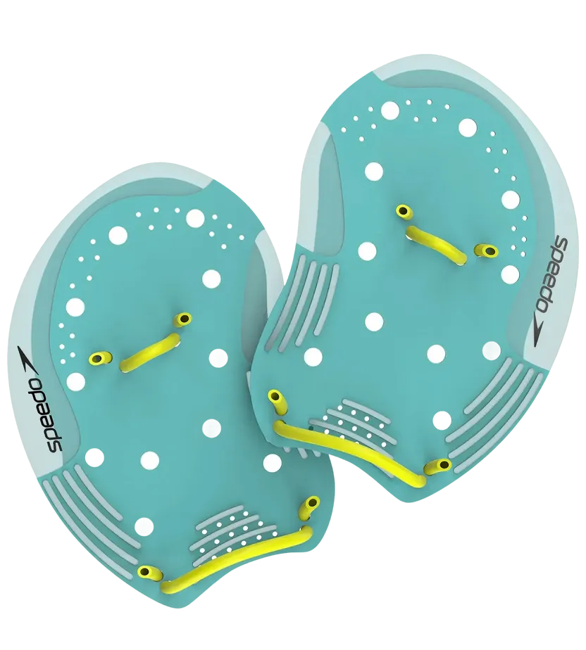 Speedo IM Tech Swimming Paddle Arctic Glass Size Medium