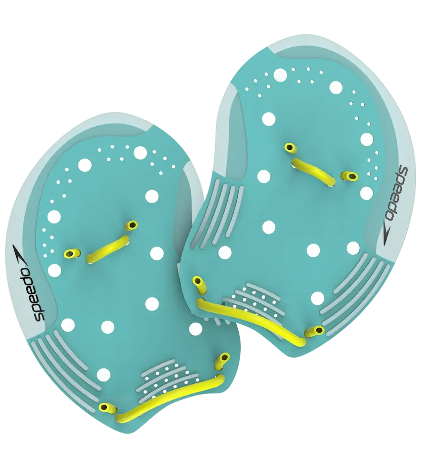 Speedo IM Tech Swimming Paddle Arctic Glass Size Medium