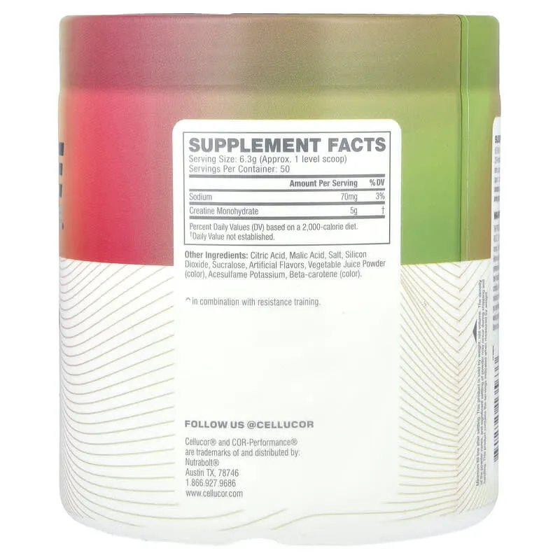 Cellucor COR-Performance Creatine Monohydrate Powder 315.4g Watermelon Zing 60 Servings