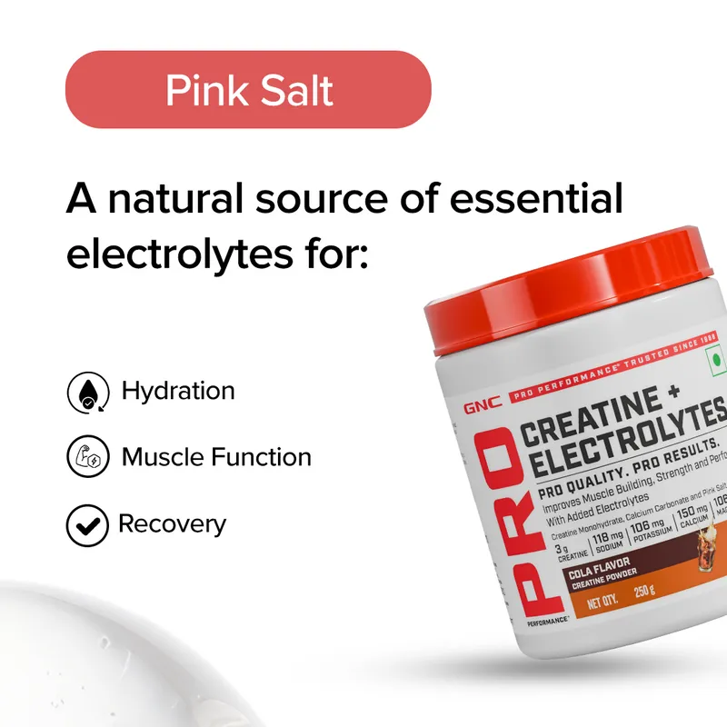 GNC Pro Performance Creatine Plus Electrolytes 3g Creatine Cola 100g