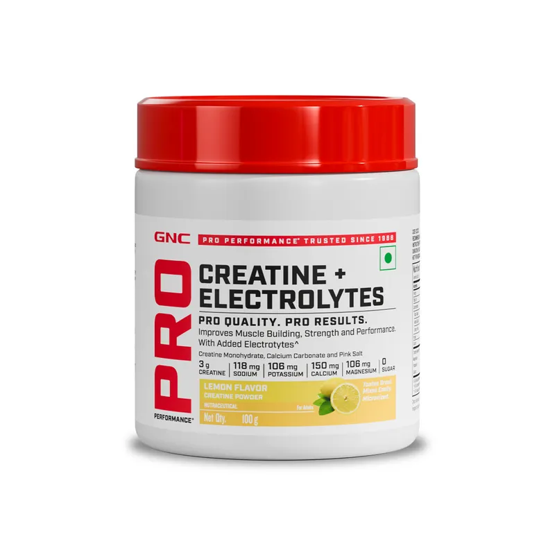 GNC Pro Performance Creatine Plus Electrolytes 3g Creatine Lemon 100g