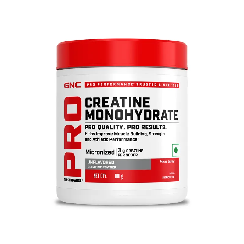 GNC Pro Performance Creatine Monohydrate 3000mg Unflavoured 100 g 33 Servings