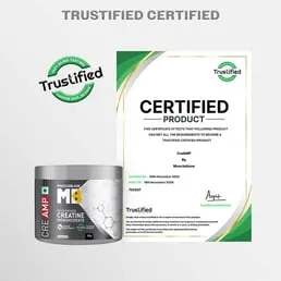 MuscleBlaze Creatine Monohydrate CreAMP Unflavoured 100g 0.22lb 33 Servings MB CreAbsorb