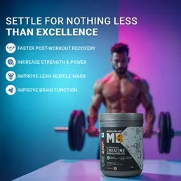 MuscleBlaze Creatine Monohydrate CreAMP Candy Rush 320g 0.71lb 80 Servings MB CreAbsorb