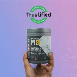 MuscleBlaze Creatine Monohydrate CreAMP Candy Rush 320g 0.71lb 80 Servings MB CreAbsorb
