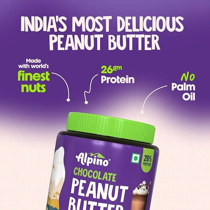 Alpino High Protein Dark Chocolate Peanut Butter Crunchy 1kg 30g Protein Whey Pea Protein