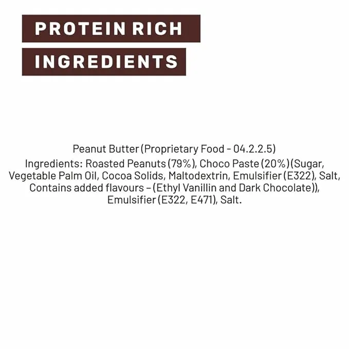 RiteBite Max Protein Peanut Butter Choco Creamy 1kg Gluten Free Vegan No Preservatives