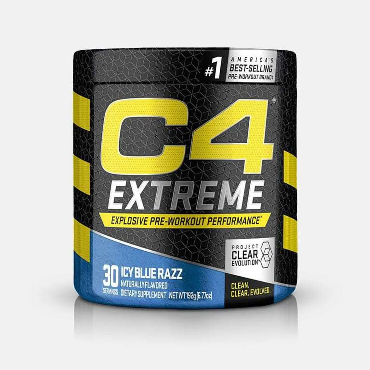 Cellucor C4 Extreme Pre-Workout Ice Blue Razz 30 Servings 200mg Caffeine