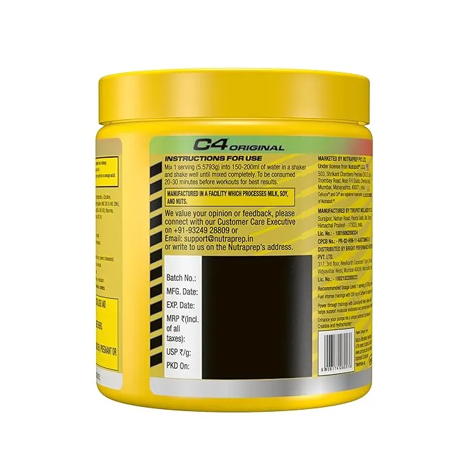 Cellucor C4 Extreme Pre-Workout Watermelon 30 Servings 200mg Caffeine