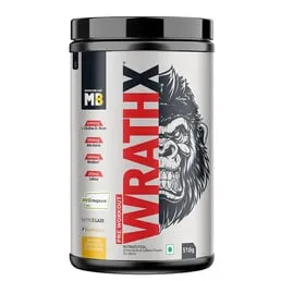 MuscleBlaze Pre Workout WrathX Mango Mayhem 1.12 lb 30 Servings Creapure NitroBlaze BioPerine