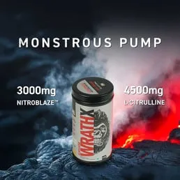 MuscleBlaze Pre Workout WrathX Mango Mayhem 1.12 lb 30 Servings Creapure NitroBlaze BioPerine