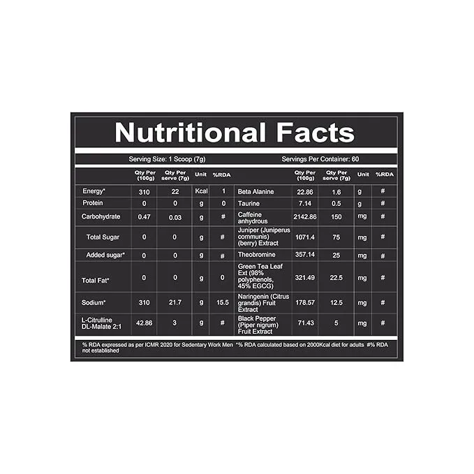 Redcon1 Total War Pre-Workout Sour Gummy Bear 420g 320mg Caffeine 6g Citrulline 30 Servings
