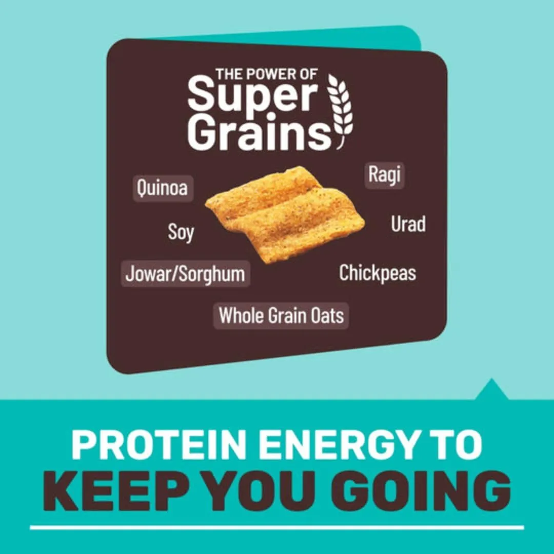 RiteBite Max Protein Namkeen Chips Cheese & Jalapeno 128 g 20g Protein 7 Grain Gluten Free Pack of 2