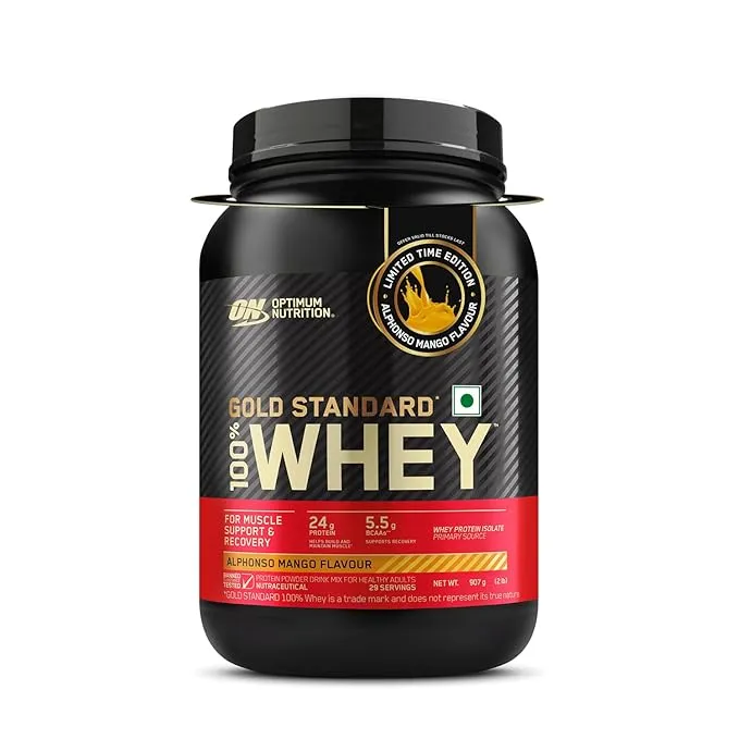 Optimum Nutrition Gold Standard 100% Whey Protein Mango 907 g (2 lb) ~29 Servings 24g Protein