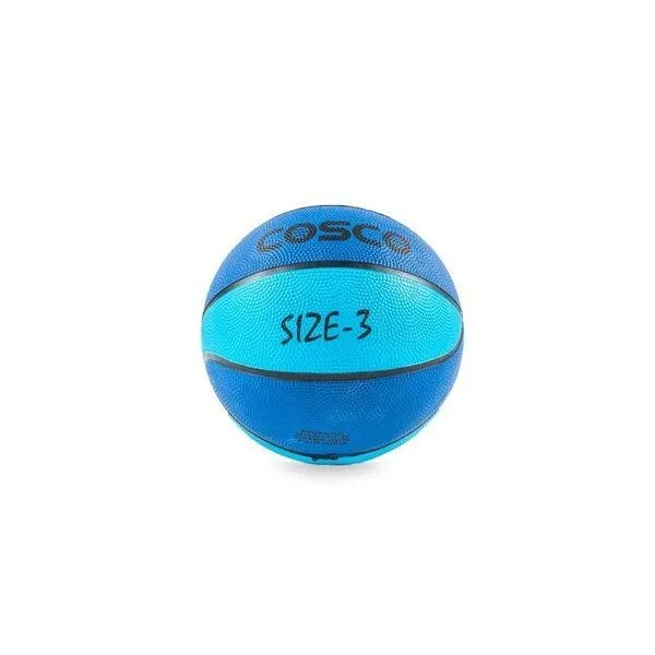 Cosco Multi-Graphic Basketball Size 3 Rubber Moulded Butyl Bladder Kids Recreational Ball