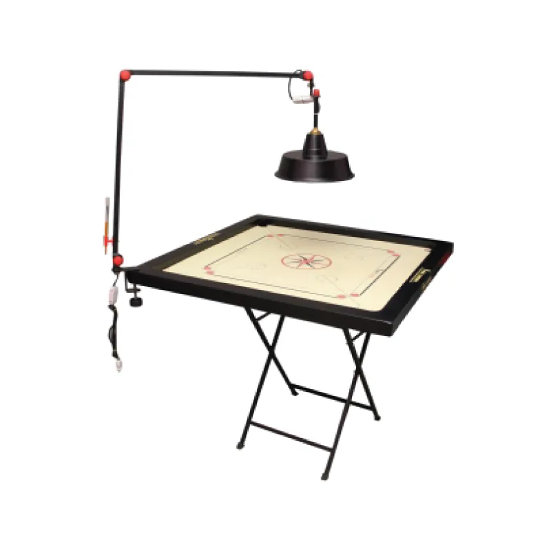 Precise LS04 2-Fold Carrom Lamp Shade Stand Foldable Electric Fitting Even Lighting
