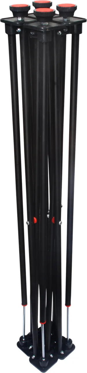 TenX Easy Fold Adjustable Carrom Board Stand Metal Pipe Foldable Height Portable Next Gen Design