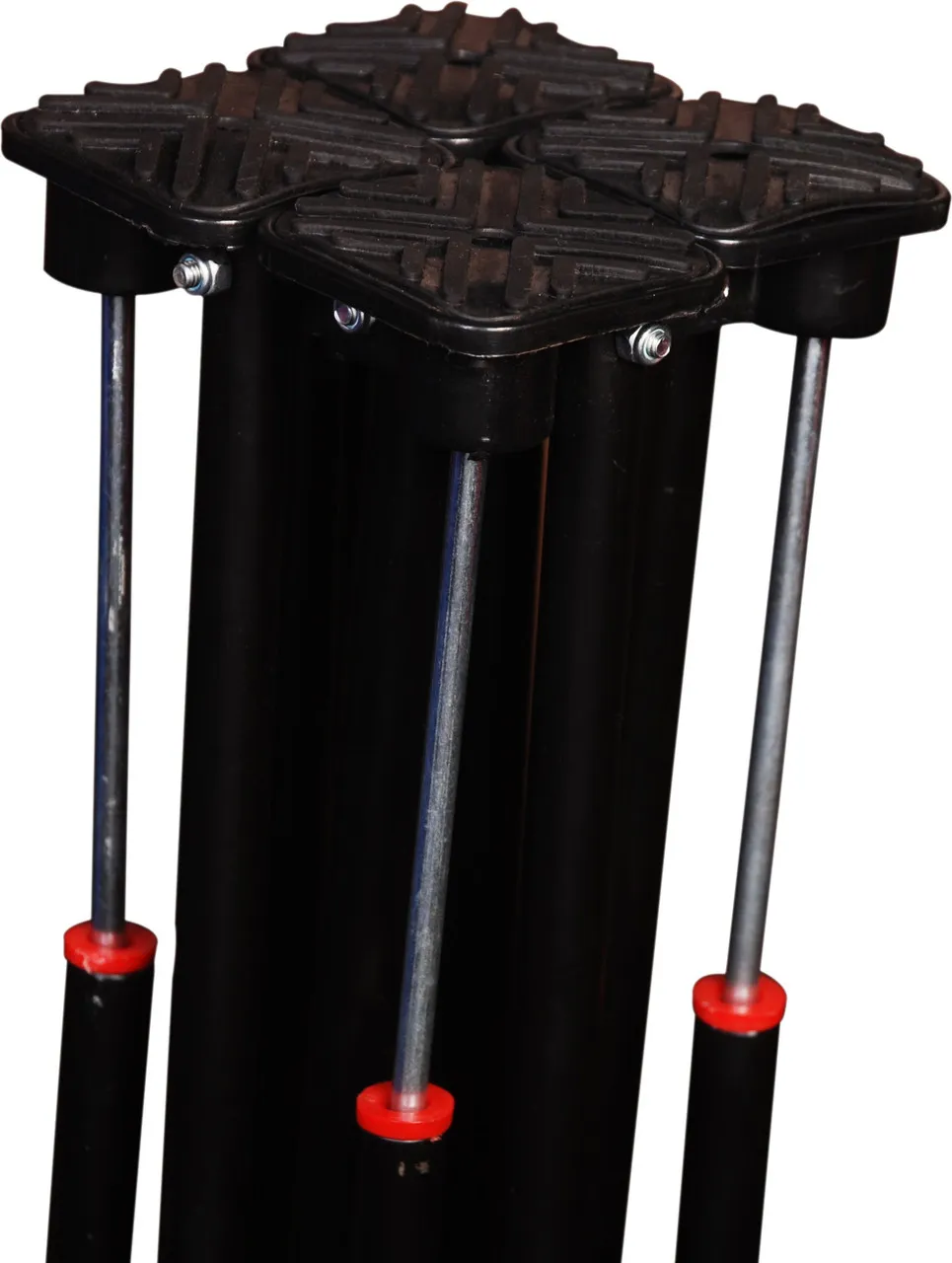 TenX Easy Fold Adjustable Carrom Board Stand Metal Pipe Foldable Height Portable Next Gen Design