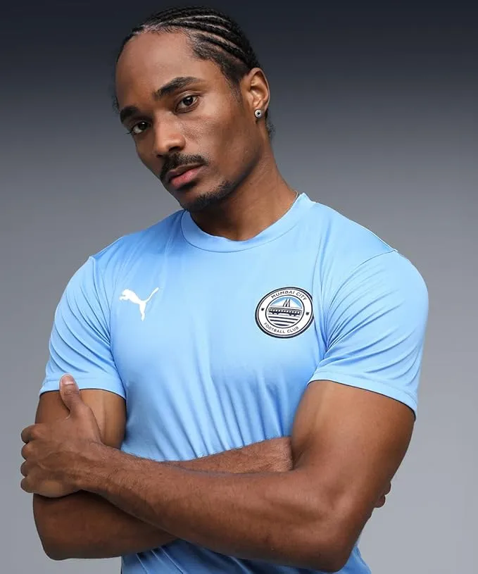 PUMA MFC Takedown 2025 Matchday Football Tee Team Light Blue Size XL