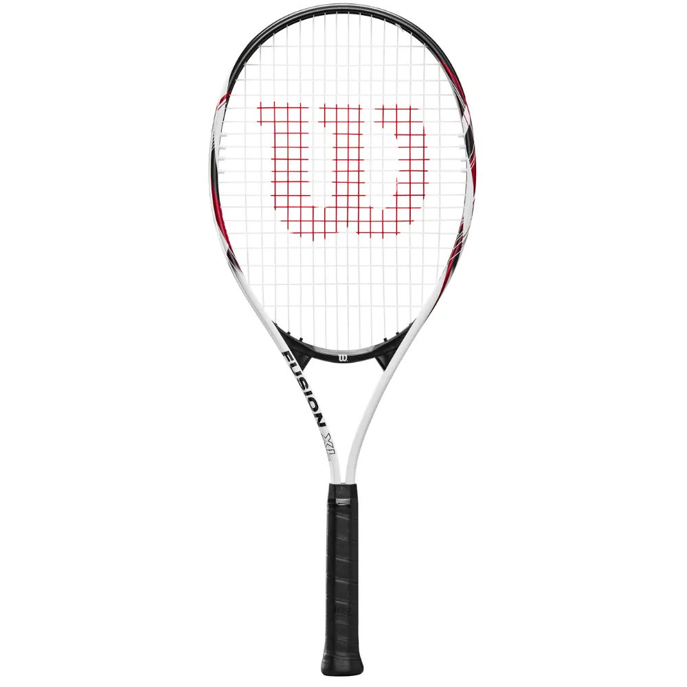 Wilson Fusion XL 3 Strung Tennis Racquet 274g White Black