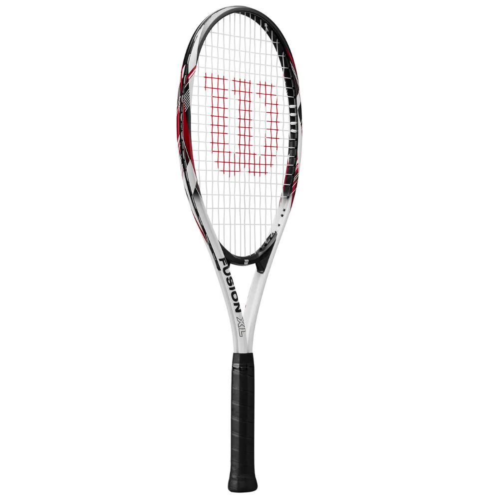 Wilson Fusion XL 3 Strung Tennis Racquet 274g White Black