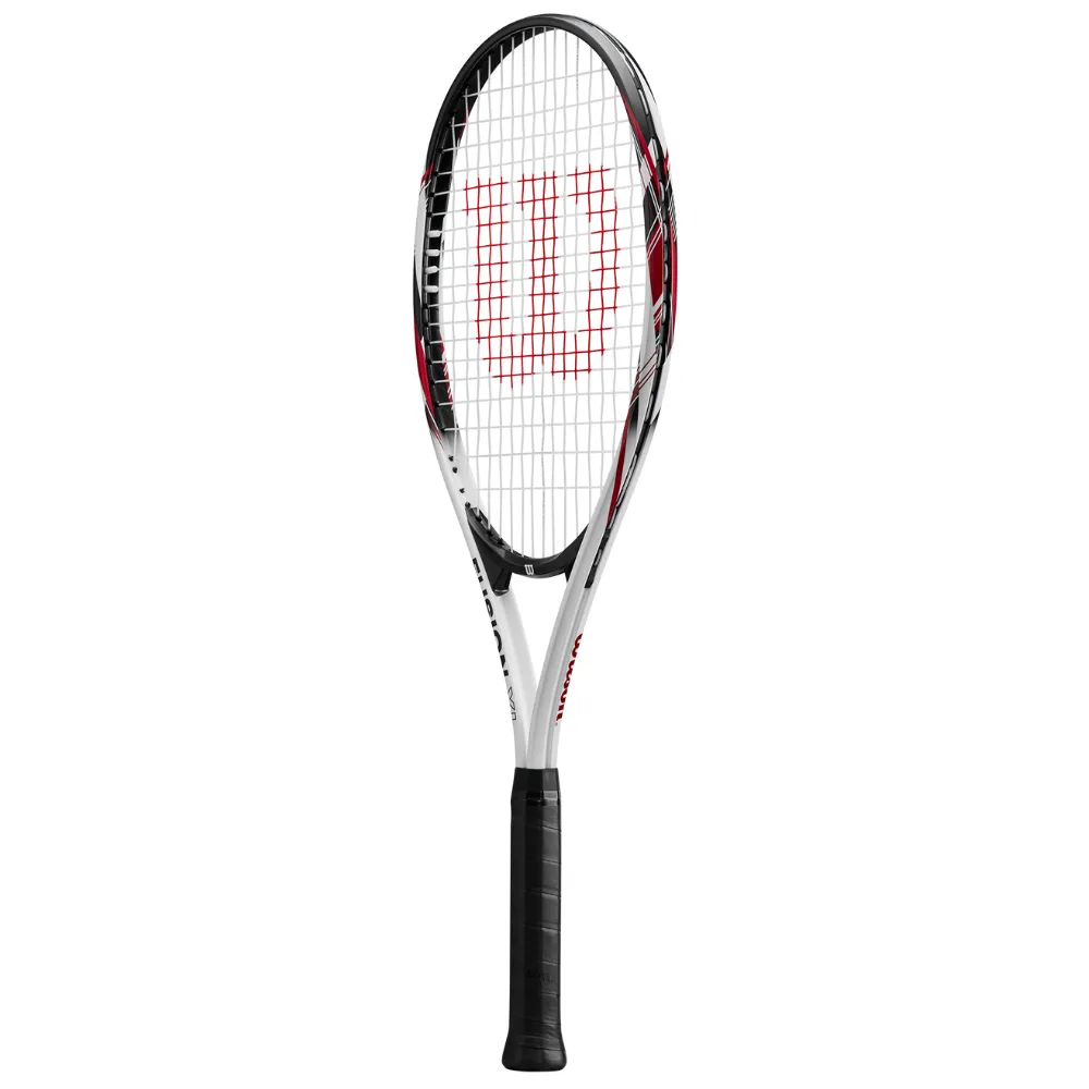 Wilson Fusion XL 3 Strung Tennis Racquet 274g White Black