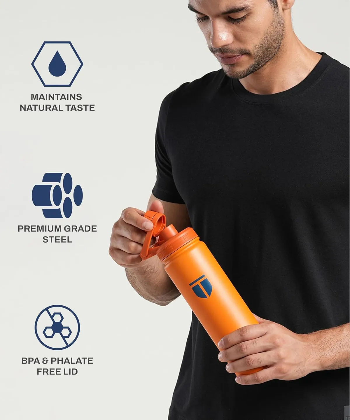 Tego TS0422-0 Squeeze Bottle Bronze Navy 600 ml