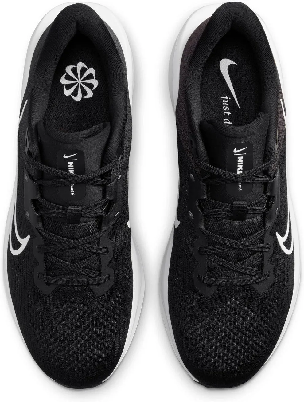 Nike Quest 6 Running Shoes Black Size 9