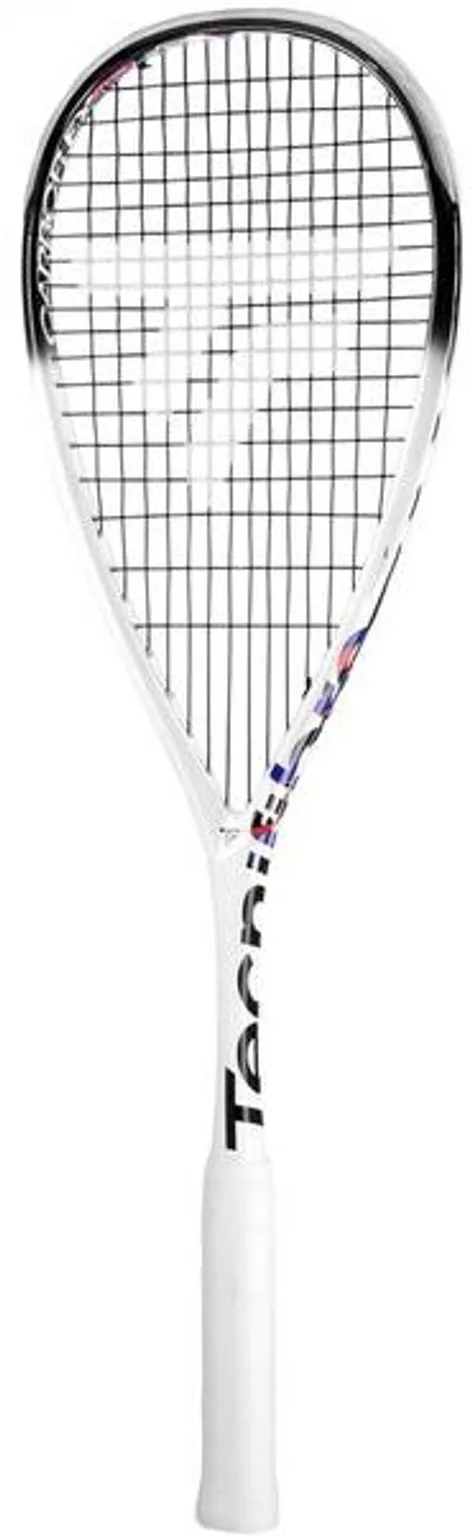 Tecnifibre Carboflex Team Squash Racquet 130g White Black Pre-Strung