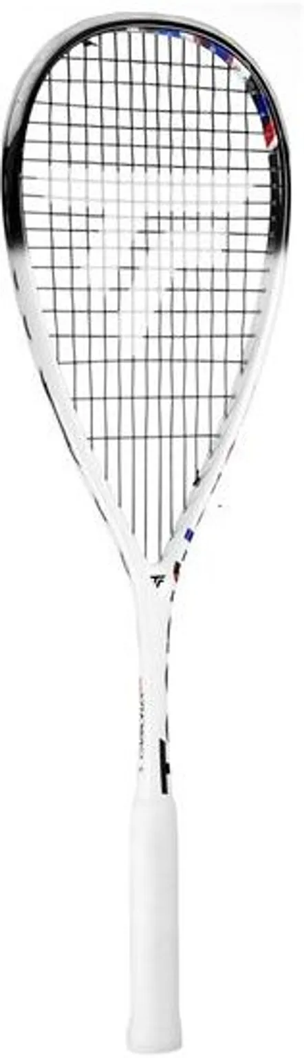 Tecnifibre Carboflex Team Squash Racquet 130g White Black Pre-Strung