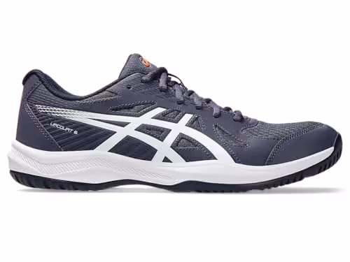 ASICS Upcourt 6 Indoor Badminton Shoes Midnight/Sage Size 8