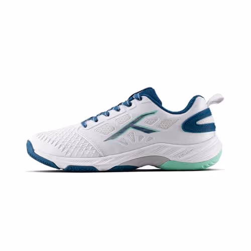 Hundred Hypercourt Badminton Shoes White/Blue Size 11