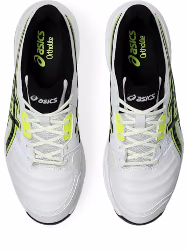 ASICS Gel-Gully 7 Cricket Shoes Metal Spike White/Safety Yellow Size 7