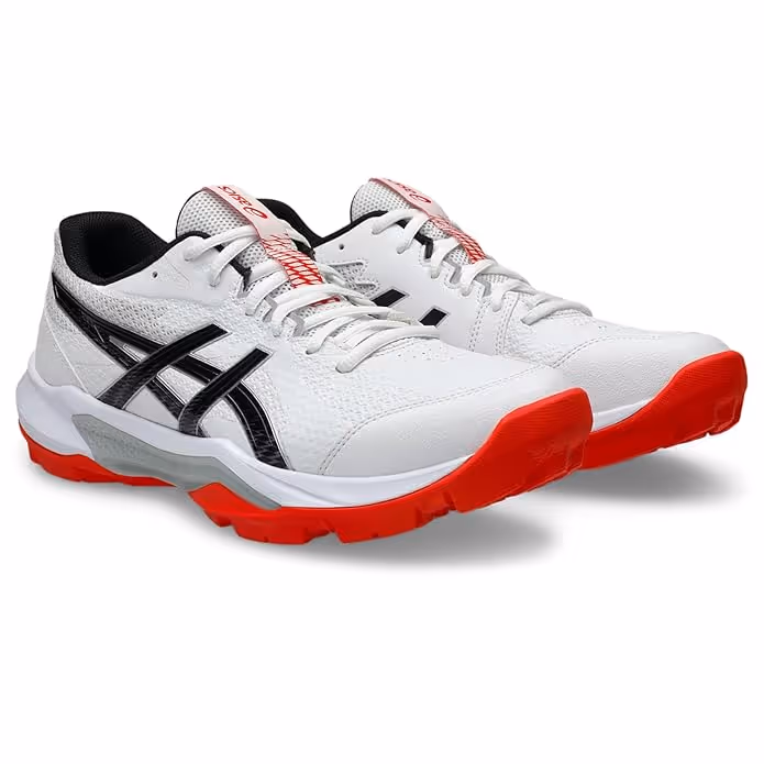ASICS Gel-Peake 3 Cricket Shoes Rubber Spike White/Dusty Blue Size 9