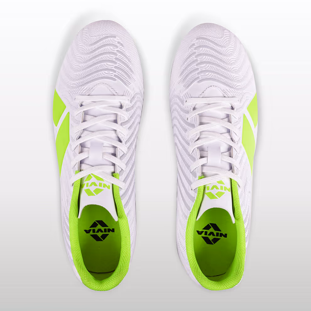 Nivia Safari Football Studs White/Green Size 11