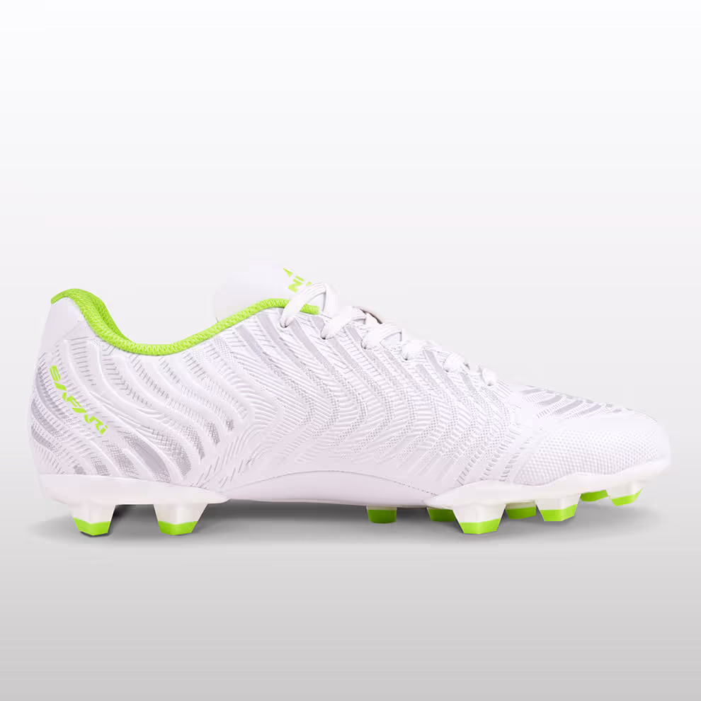 Nivia Safari Football Studs White/Green Size 11