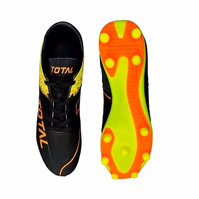 Total Storm Football Stud Shoes Lime/Orange Size 9