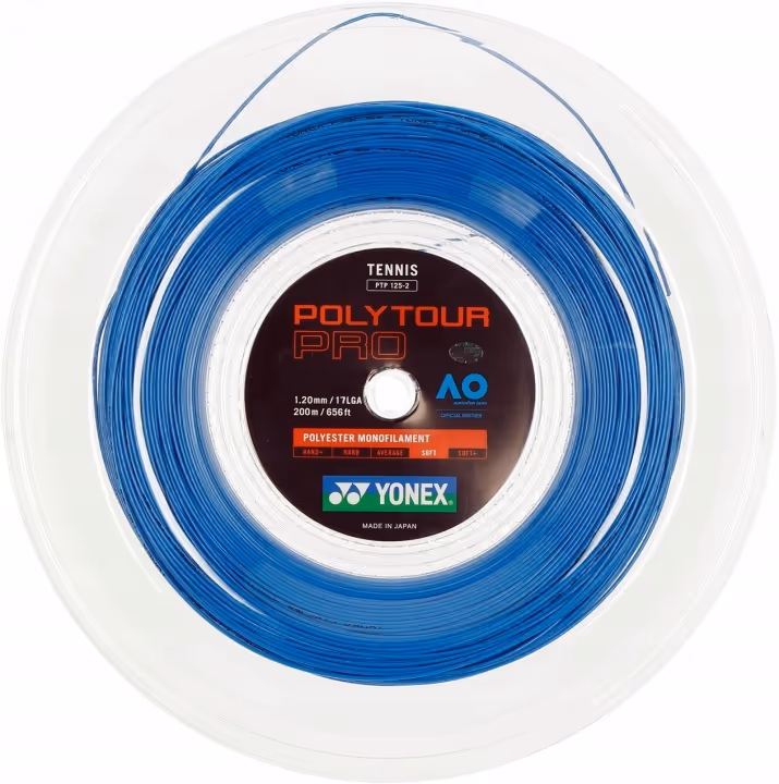 Yonex PolyTour Pro 130 Tennis String Blue (12m Set)